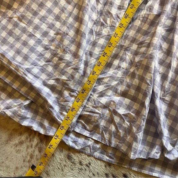 HILL‎ HOUSE the Adeline Dress in Lilac Jacquard Check Size Small - Picture 8 of 10